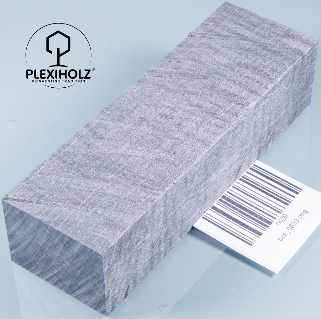 Ahorn Griffblock stabilisiert | 130x40x30 | plexiholz | Messergriff | 0639