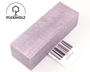 Ahorn Griffblock stabilisiert | 120x40x30 | plexiholz | Messergriff | 0417