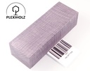 Ahorn Griffblock stabilisiert | 120x40x30 | plexiholz | Messergriff | 0417