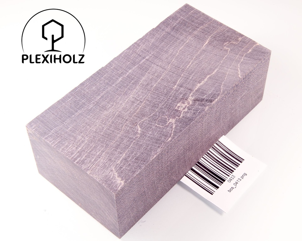 Ahorn Modblock stabilisiert | 140x68x47 | plexiholz | Schmuck | 0413