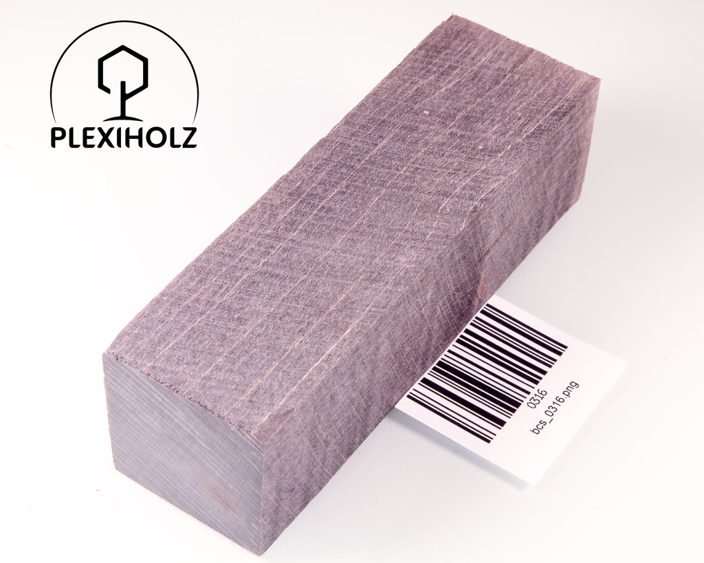 Ahorn Griffblock stabilisiert | 130x40x40 | plexiholz | Messergriff | 0316