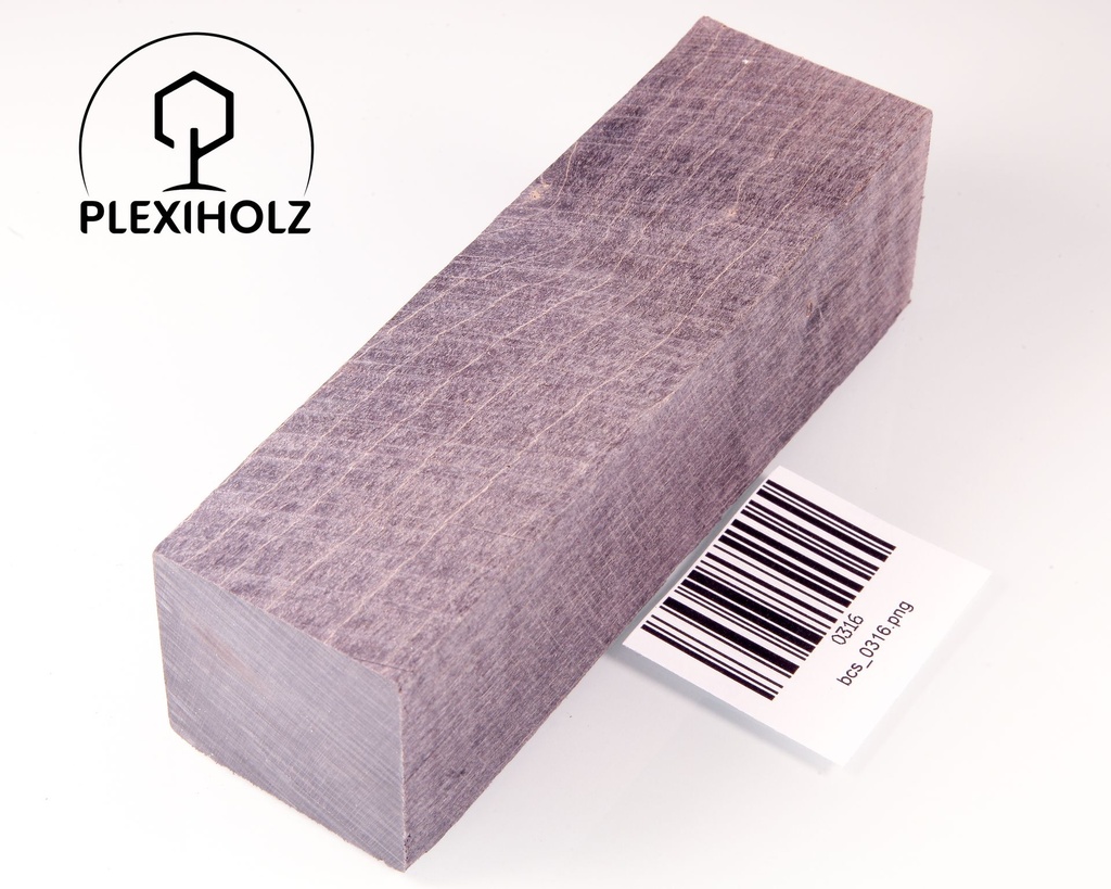 Ahorn Griffblock stabilisiert | 130x40x40 | plexiholz | Messergriff | 0316