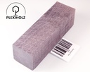 Ahorn Griffblock stabilisiert | 130x40x40 | plexiholz | Messergriff | 0316