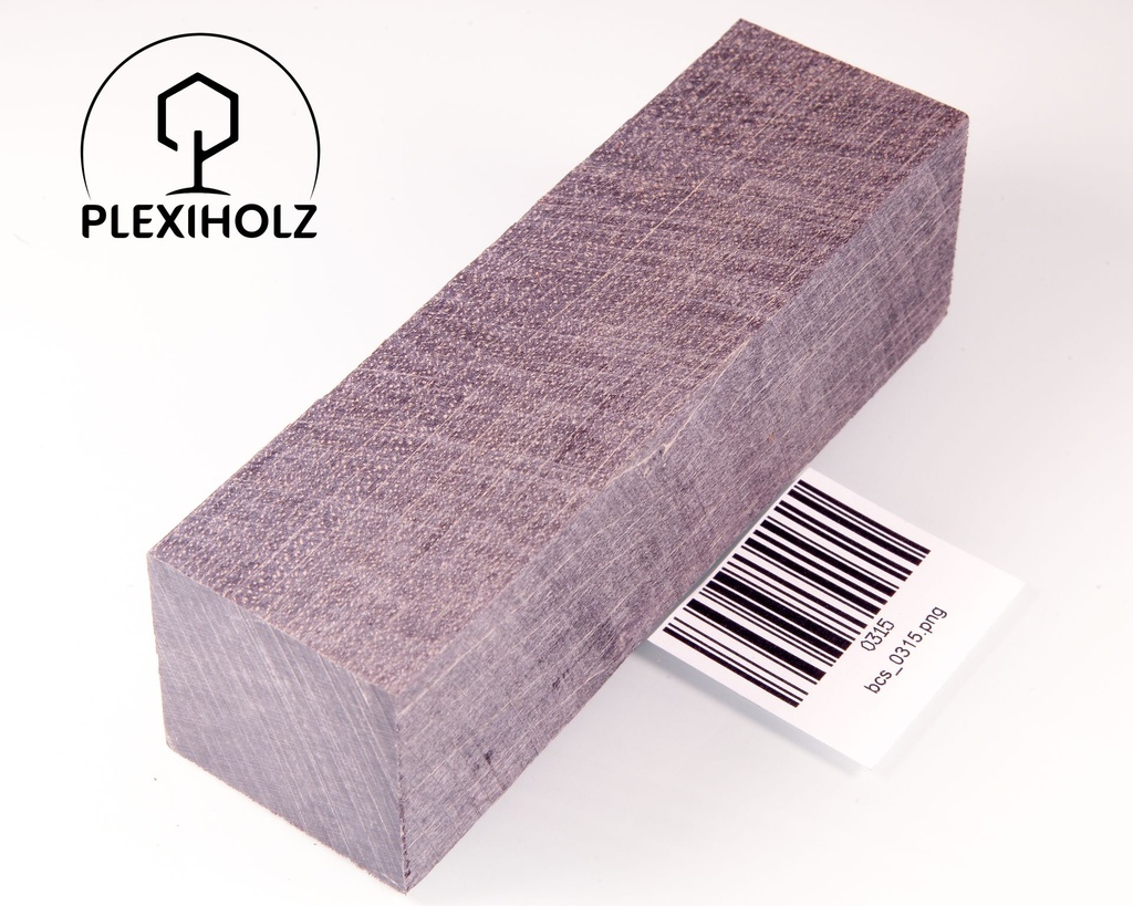 Ahorn Griffblock stabilisiert | 130x40x40 | plexiholz | Messergriff | 0315