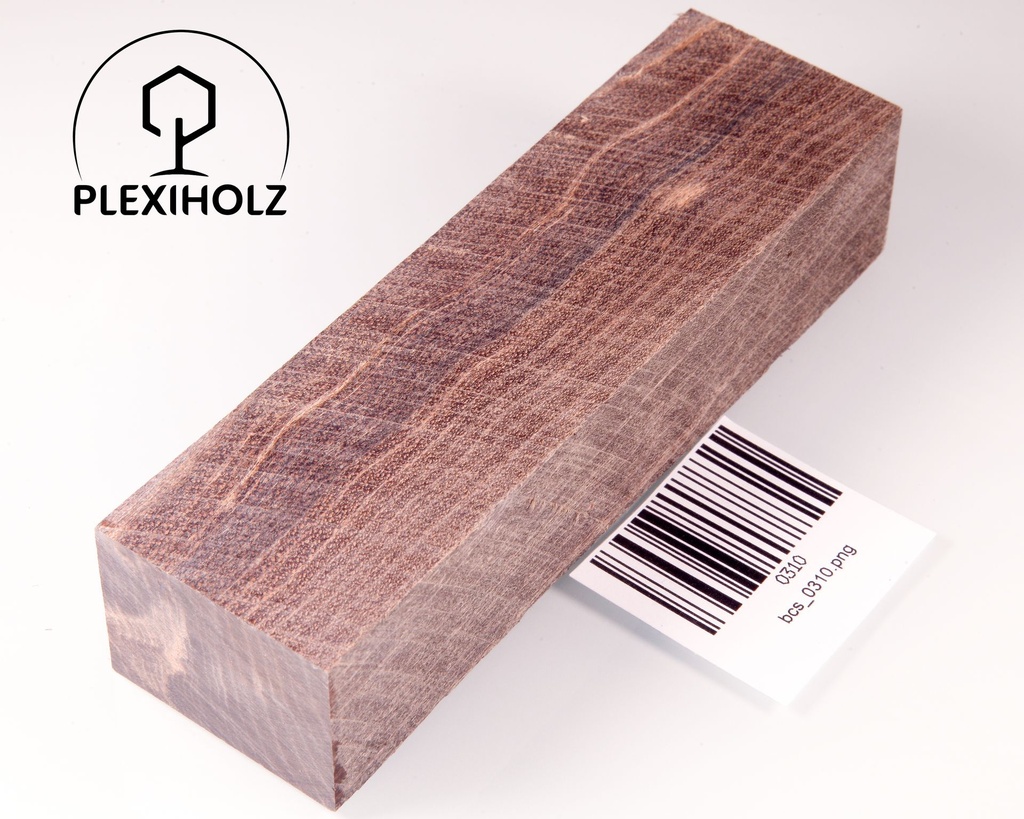 Ahorn Griffblock stabilisiert | 140x40x30 | plexiholz | Messergriff | 0310