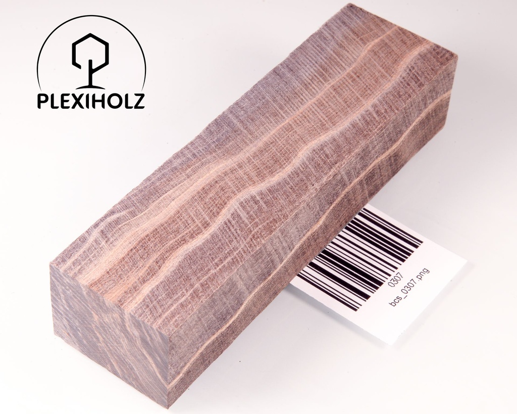 Ahorn Griffblock stabilisiert | 140x40x30 | plexiholz | Messergriff | 0307