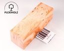 Thuja Maser Griffblock stabilisiert | 130x40x40 | plexiholz | burl handle | 0297