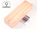 Thuja Maser Griffblock stabilisiert | 130x40x30 | plexiholz | burl handle | 0295