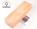 Thuja Maser Griffblock stabilisiert | 130x40x30 | plexiholz | burl handle | 0295