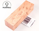 Thuja Maser Griffblock stabilisiert | 130x40x30 | plexiholz | burl handle | 0293