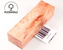 Thuja Maser Griffblock stabilisiert | 130x40x30 | plexiholz | burl handle | 0293