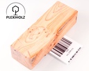 Thuja Maser Griffblock stabilisiert | 120x40x30 | plexiholz | burl handle | 0288
