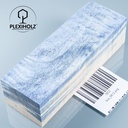 Pappel Maser stabilisiert | 120x40x30 | plexiholz Griffblock | Messergriff 0699