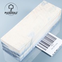 Pappel Maser stabilisiert | 120x40x30 | plexiholz Griffblock | Messergriff 0699