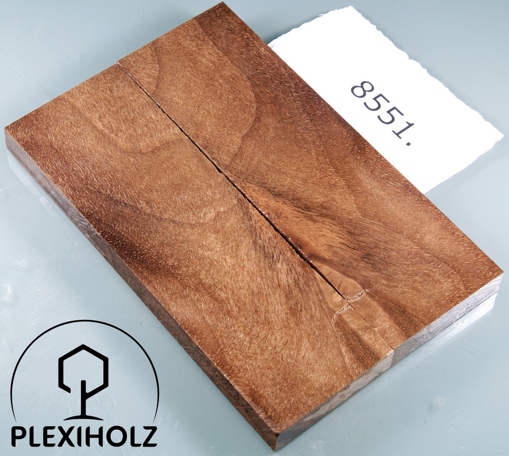 Walnuss Griffschalen stabilisiert | 120x40x8 | plexiholz | 8540