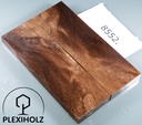 Walnuss Griffschalen stabilisiert | 120x40x8 | plexiholz | 8540