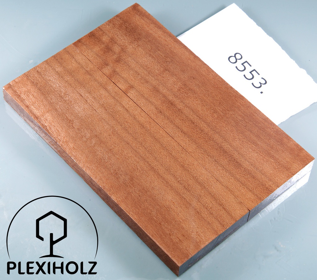Walnuss Griffschalen stabilisiert | 120x40x8 | plexiholz | 8540