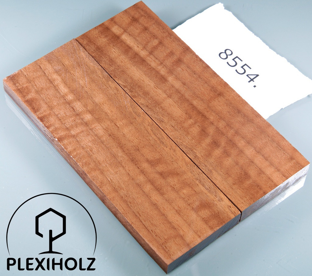 Walnuss Griffschalen stabilisiert | 120x40x8 | plexiholz | 8540