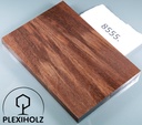 Walnuss Griffschalen stabilisiert | 120x40x8 | plexiholz | 8540