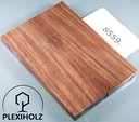 Walnuss Griffschalen stabilisiert | 120x40x8 | plexiholz | 8540