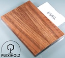 Walnuss Griffschalen stabilisiert | 120x40x8 | plexiholz | 8540