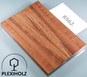 Walnuss Griffschalen stabilisiert | 120x40x8 | plexiholz | 8540