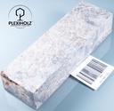Esche Maser Griffblock stabilisiert | 140x40x30 | plexiholz | 0328