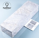 Esche Maser Griffblock stabilisiert | 140x40x30 | plexiholz | 0328