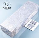 Esche Maser Griffblock stabilisiert | 140x40x30 | plexiholz | 0328