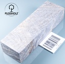 Esche Maser Griffblock stabilisiert | 140x40x30 | plexiholz | 0328