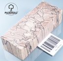 Buche gestockt stabilisiert Griffschalen| 140x40x10 | plexiholz | Messergriff 0280
