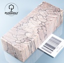 Buche gestockt stabilisiert Griffschalen| 140x40x10 | plexiholz | Messergriff 0280