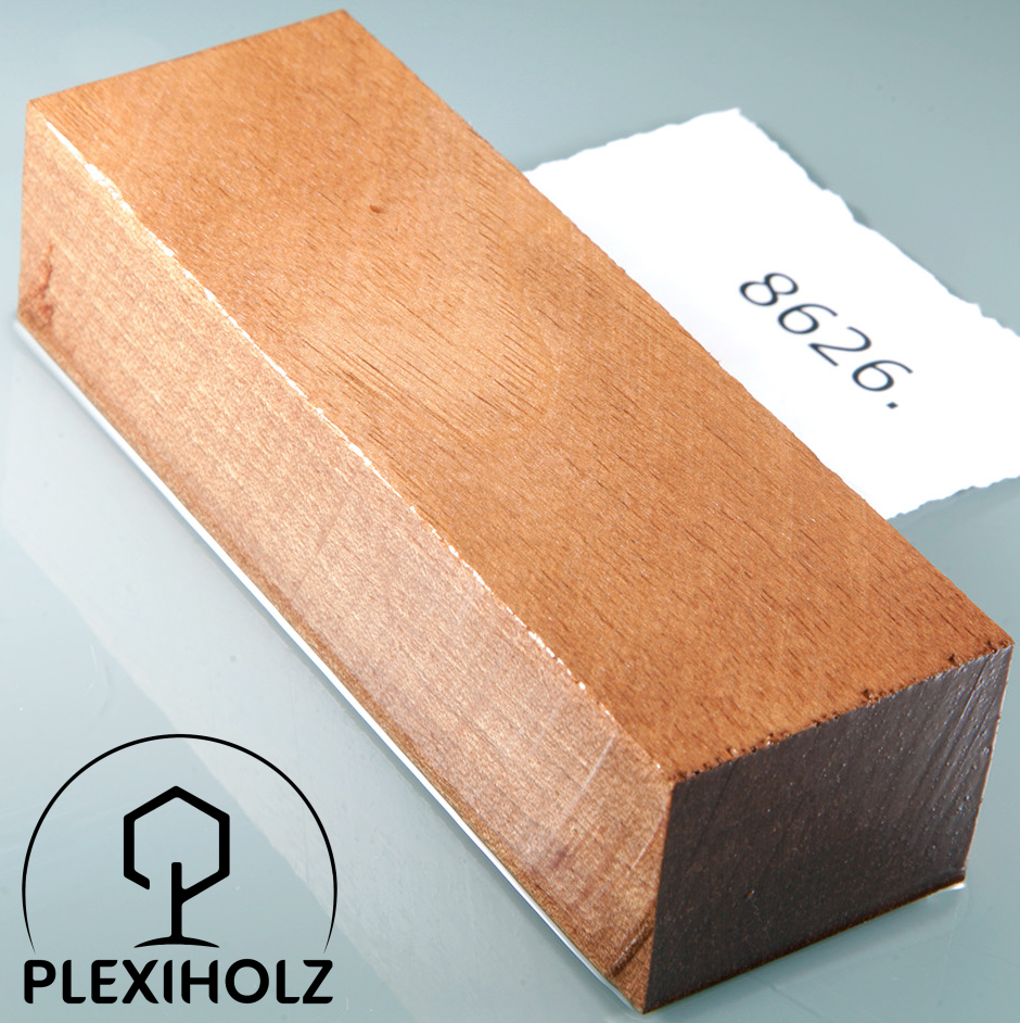 Walnuss Griffschalen stabilisiert | 128x40x8 | plexiholz | 8535
