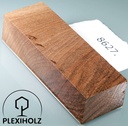 Walnuss Griffschalen stabilisiert | 128x40x8 | plexiholz | 8535