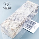Kastanie Maser stabilisiert | 130x40x30 | plexiholz | Buckeye Griffblock 0744