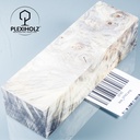 Kastanie Maser stabilisiert | 130x40x30 | plexiholz | Buckeye Griffblock 0743