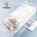 Kastanie Maser stabilisiert | 130x40x30 | plexiholz | Buckeye Griffblock 0740