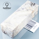 Kastanie Maser stabilisiert | 130x40x30 | plexiholz | Buckeye Griffblock 0740