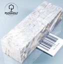 Kastanie Maser stabilisiert | 130x40x30 | plexiholz | Buckeye Griffblock 0739