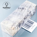 Kastanie Maser stabilisiert | 130x40x30 | plexiholz | Buckeye Griffblock 0739