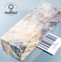 Kastanie Maser stabilisiert | 120x40x30 | plexiholz | Buckeye Griffblock 0736