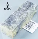 Kastanie Maser stabilisiert | 125x40x30 | plexiholz | Buckeye Griffblock 0686