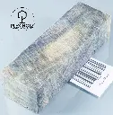 Kastanie Maser stabilisiert | 125x40x30 | plexiholz | Buckeye Griffblock 0685