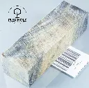 Kastanie Maser stabilisiert | 125x40x30 | plexiholz | Buckeye Griffblock 0683