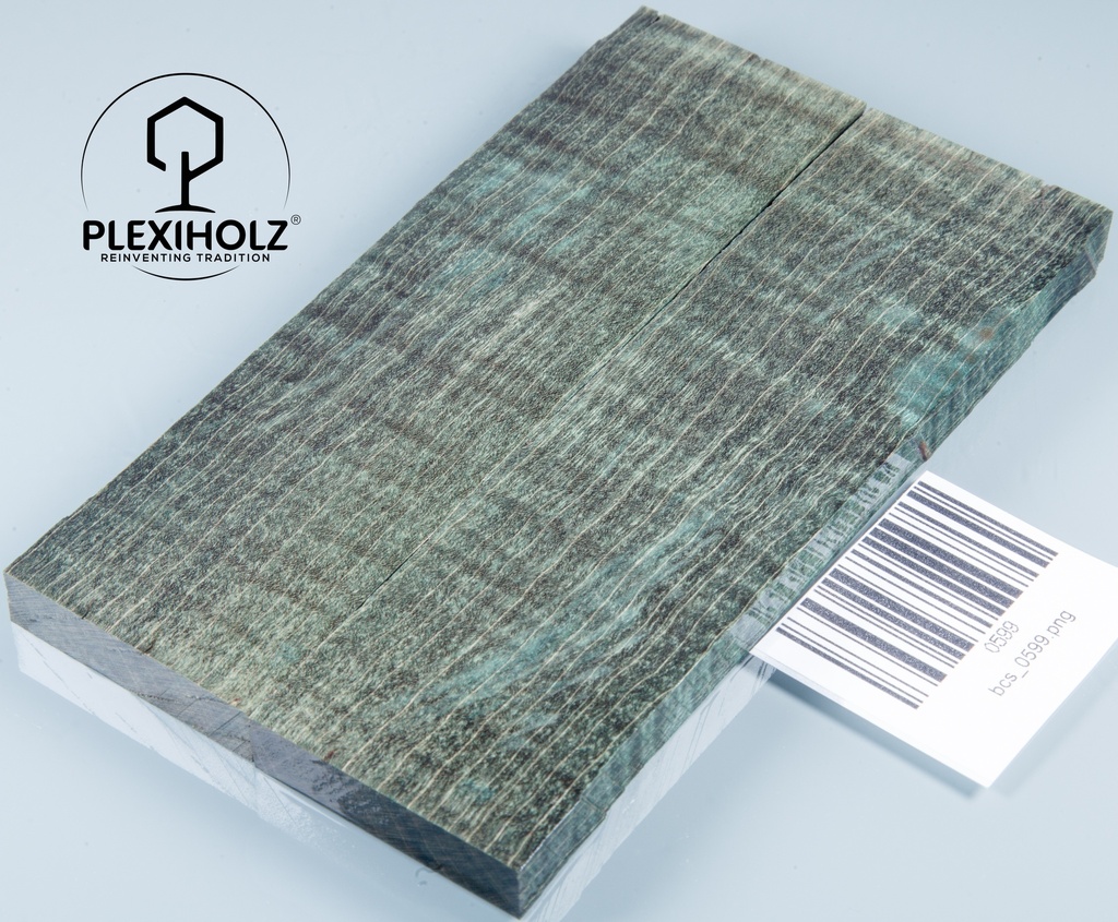 Ahorn Griffschalen stabilisiert | 130x40x10 | plexiholz | Messergriff | 0595