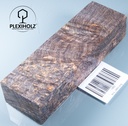 Esche Maser Griffblock stabilisiert | 150x45x30 | plexiholz | 0983