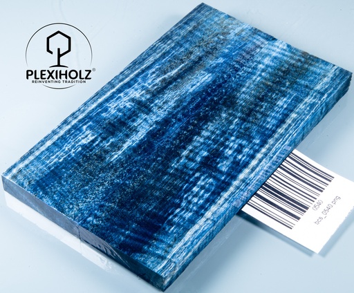[0540] Kastanie Maser stabilisiert | plexiholz | 140x40x10 | Griffschalenpaar 0540