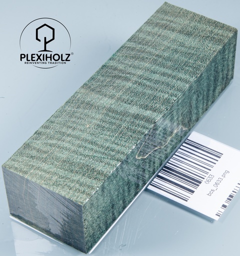 [0633] Ahorn Griffblock stabilisiert | 130x40x30 | plexiholz | Messergriff | 0633