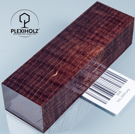 [0635] Ahorn Griffblock stabilisiert | 130x40x30 | plexiholz | Messergriff | 0635
