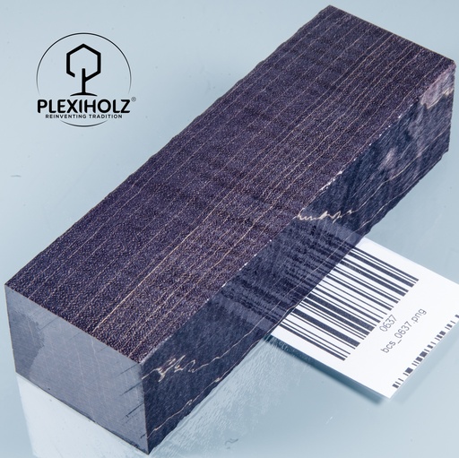 [0637] Ahorn Griffblock stabilisiert | 130x40x30 | plexiholz | Messergriff | 0637